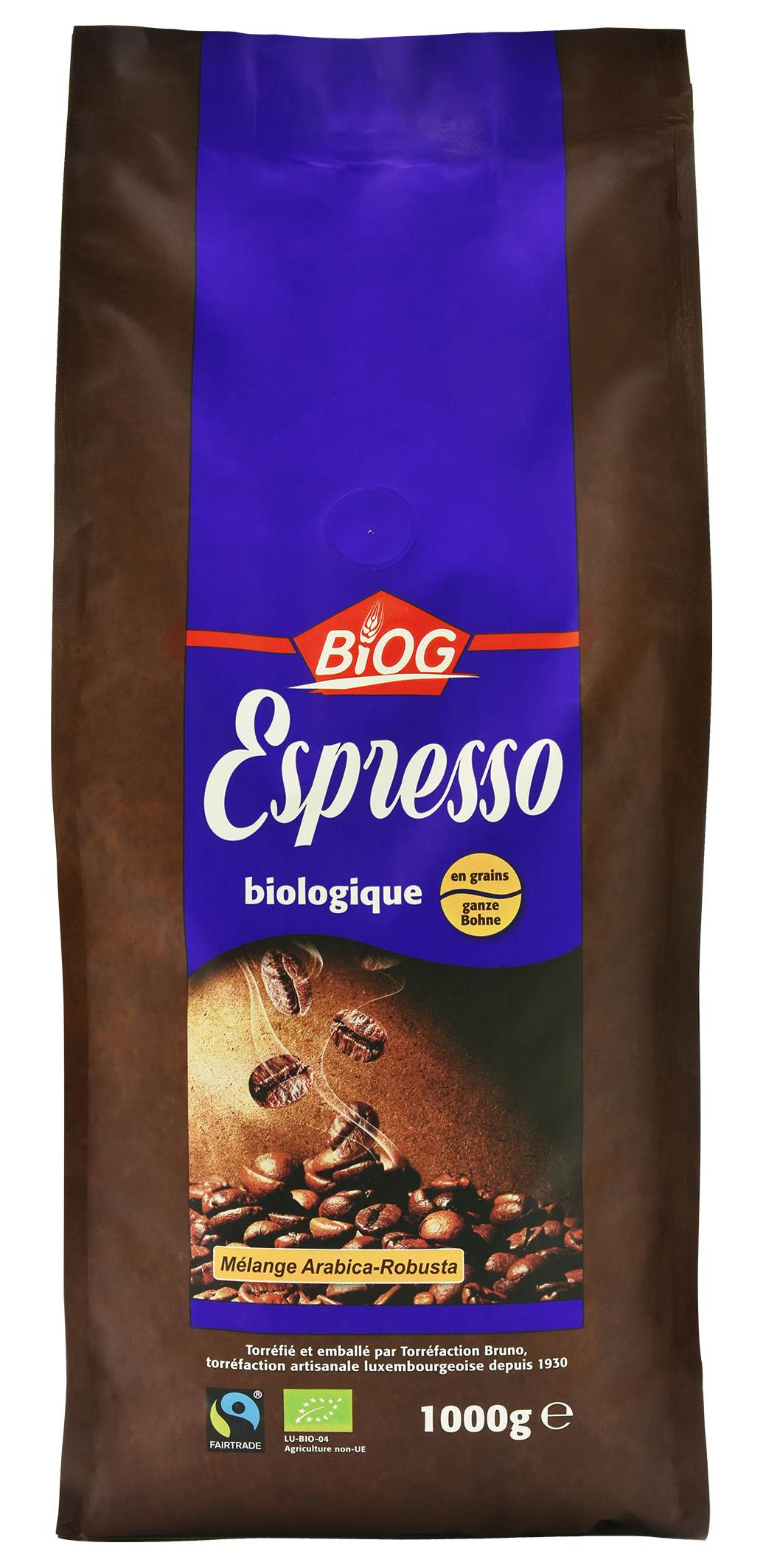 6157 BIOG Espresso en grains 1000g RVB