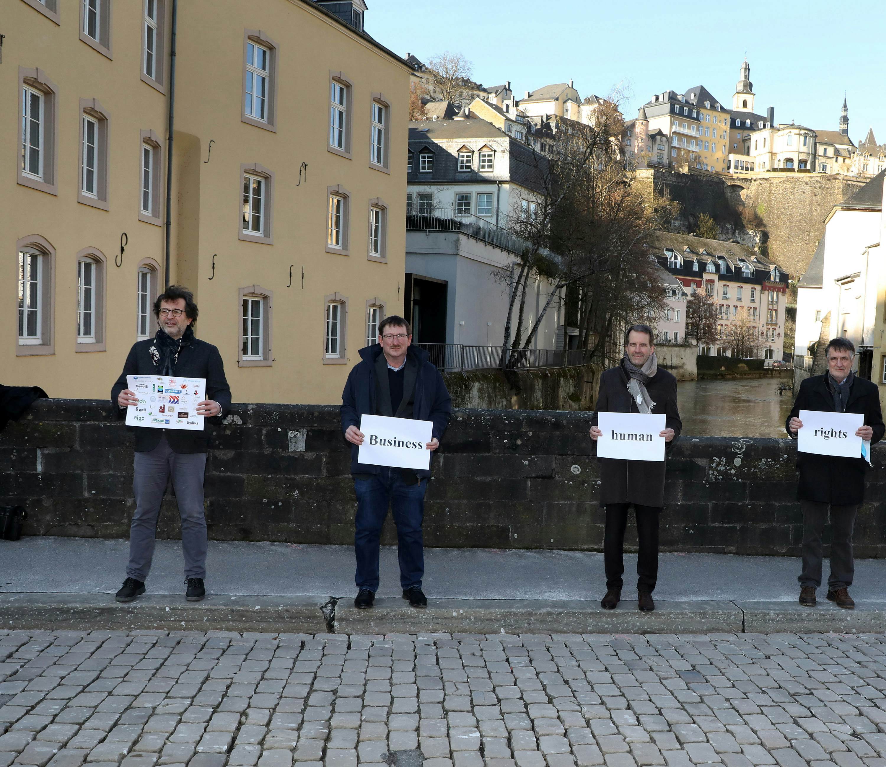 Conférence de presse Luxembourg business for human rights