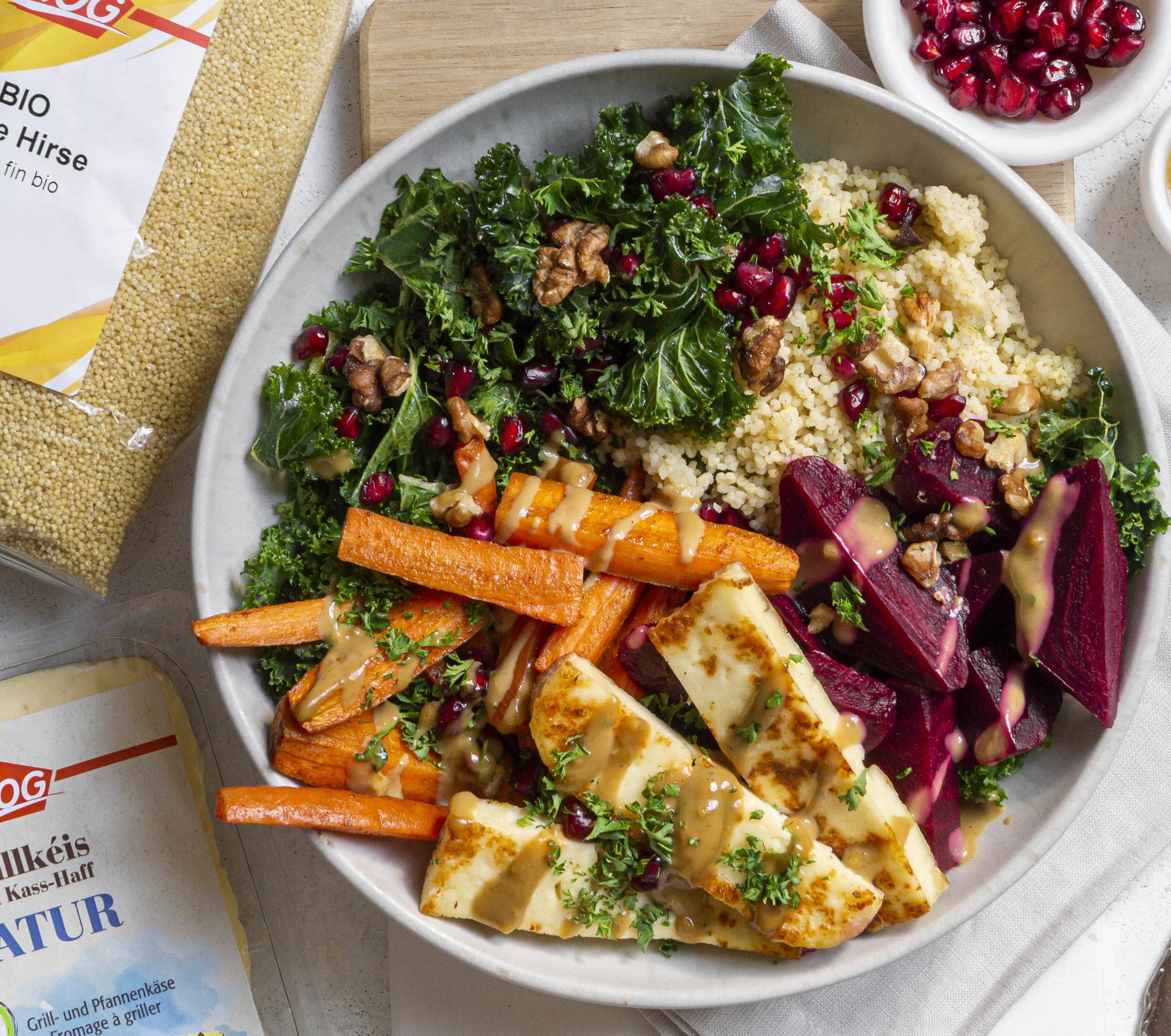 Grillkäse Bowl Website