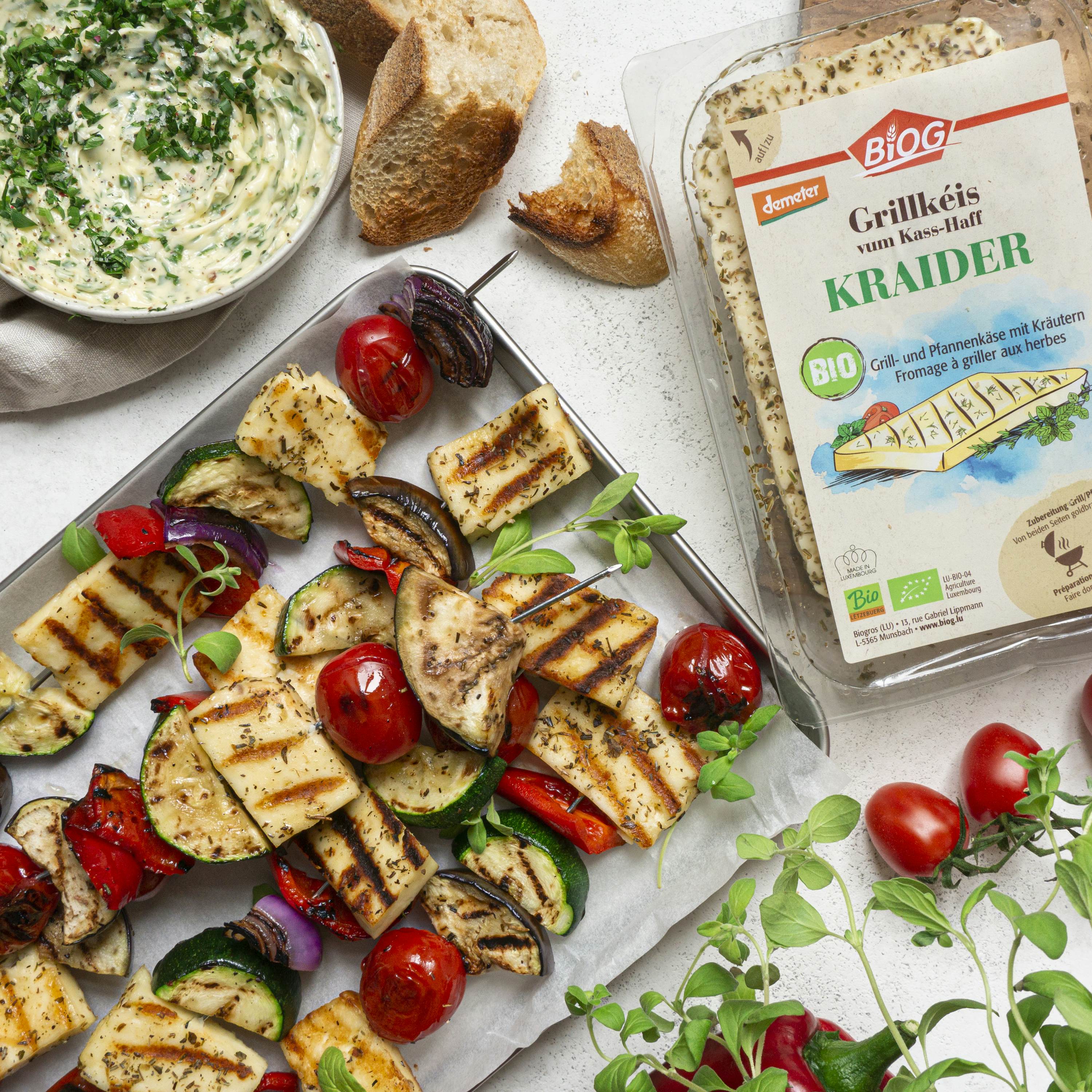 Grillkäse Spieße Website