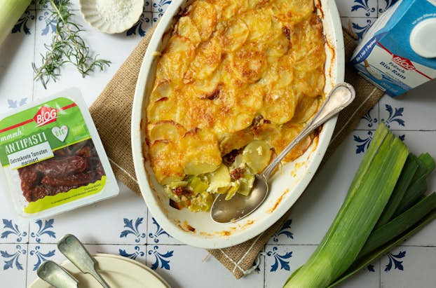 Leek Potato Gratin BIOG Wide