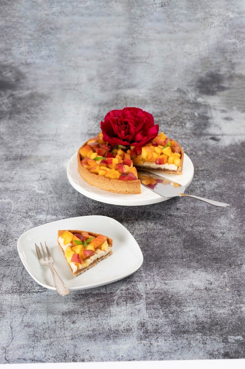 Pfirsischtarte
