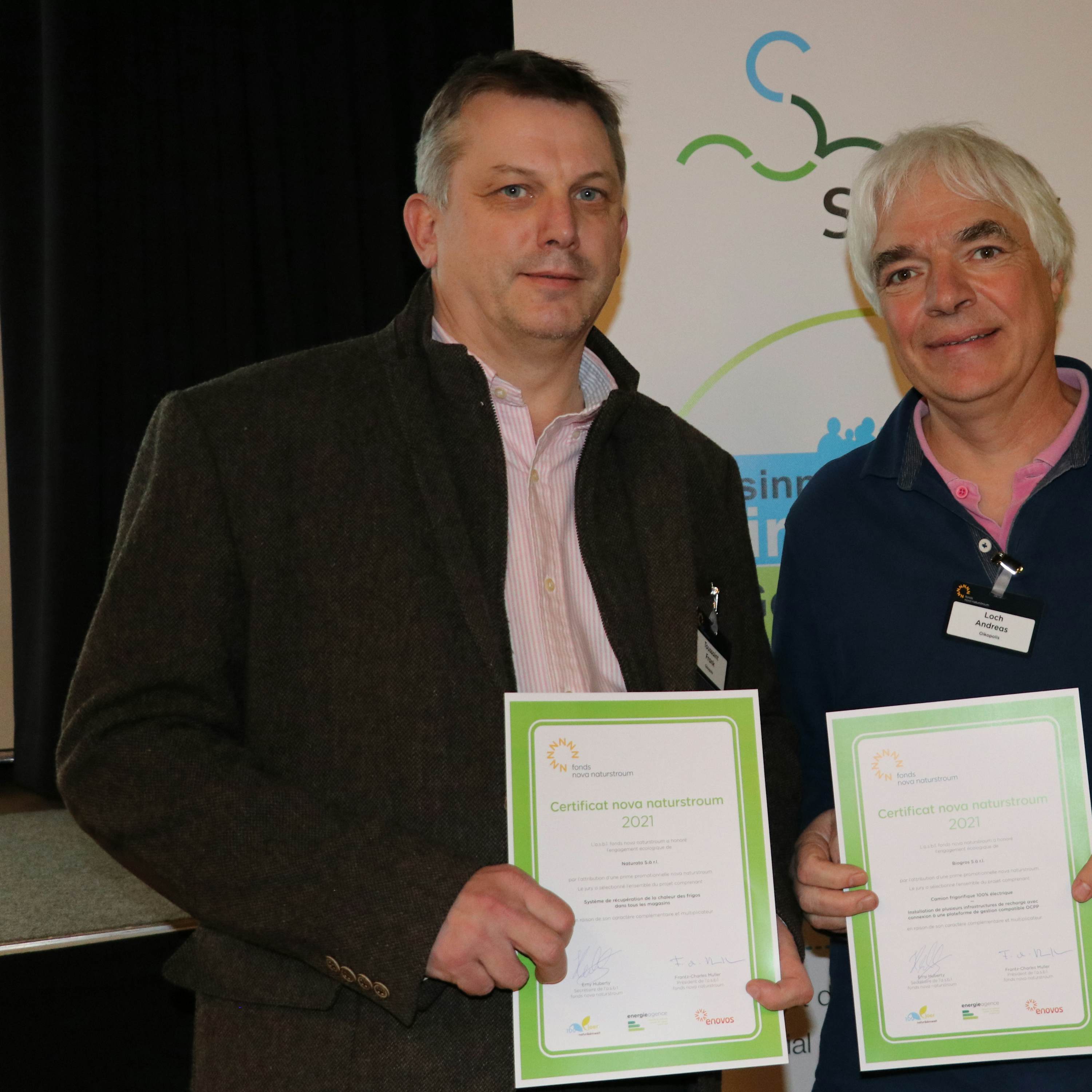 Remise Nova naturstroum Zertfikat 2021