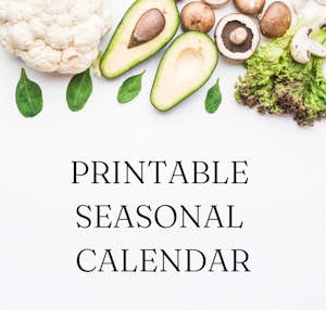 Seasonal Calendar