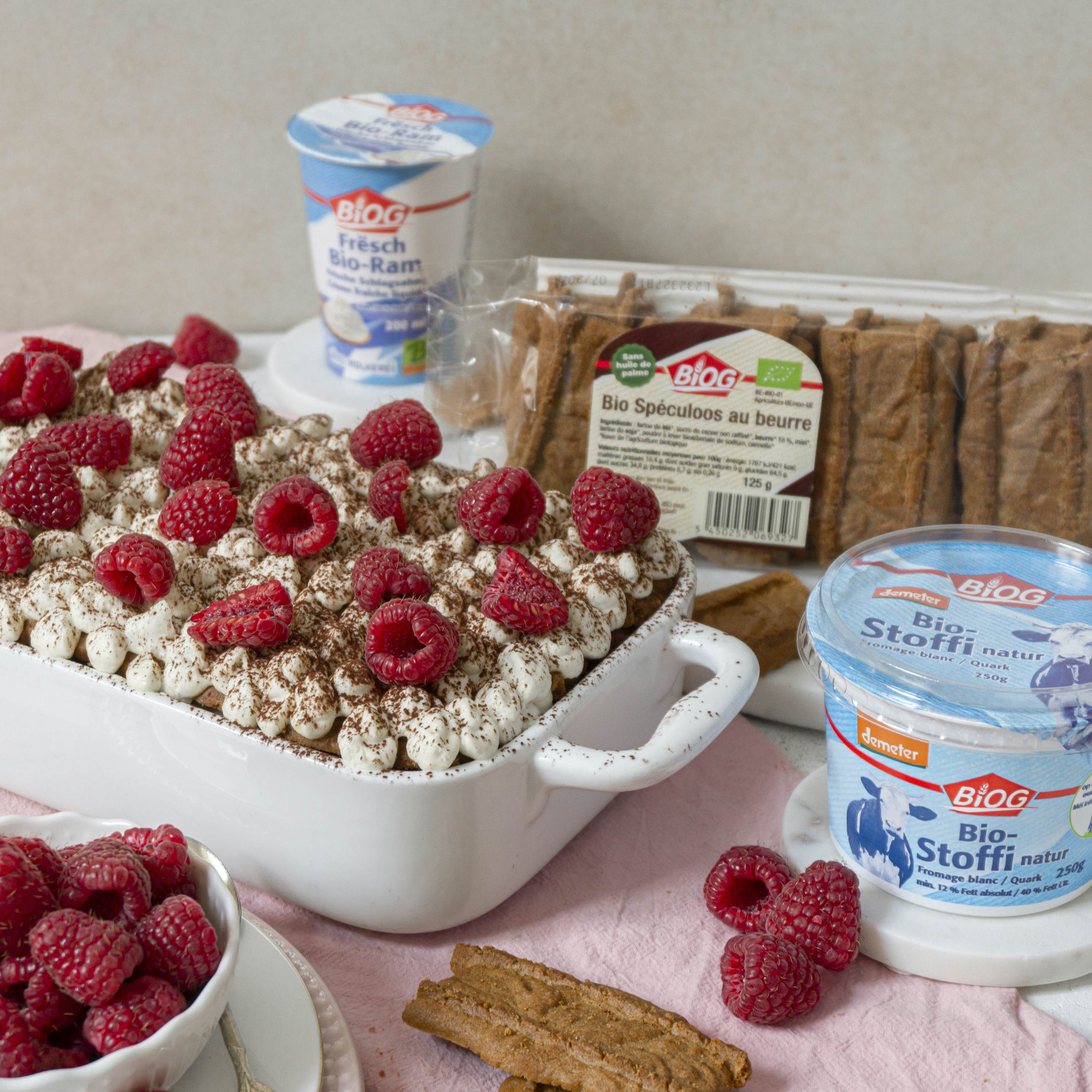 Spekulatius Himbeer Tiramisu Instagram Post 1x1